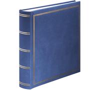 Kalanka-Album Photo Grand Format 'londres' 30 X 30cm (320 Photos 10x15cm À Coller, 80 Pages Blanches Avec Intercalaires Papier Cristal, Album Scrapbooking Diy Livre Photo À Personnaliser) Bleu