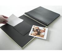 Kalanka-Album Photo Gris 26 X 25 Cm Album Spirale Avec Découpe De Couverture, Fun Sa-108-X