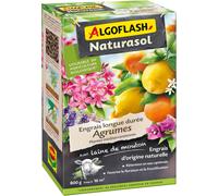 Kalanka-Algoflash Agrubio800 Naturasol Engrais Agrumes Et Plantes Méditerranéennes Longue Durée, Jusqu'à 16m², 800 G, Vert