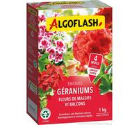 Kalanka-Algoflash Engrais Géraniums Fleurs De Massifs Et Balcons, Longue Durée,1 Kg, Smart1n