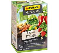 Kalanka-Algoflash Naturasol Engrais Potager, Jusqu?À 25m², Dosette Incluse, 1.5 Kg, Apotbio15, Vert