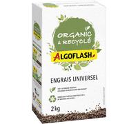 KALANKA-ALGOFLASH Organic & Recyclé Engrais Granulés Universel 2 kg, 100% d'Origine Végétale, UAB, AUNIRECY2