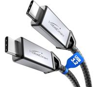 KALANKA-All-in-One USB-C Cable, USB 3.2 Gen 2, Metal Connectors + Braiding - 0.6m (20Gbps for Data/Video, 240W Fast Charging, Universal Data/Charging/Monitor, Black)