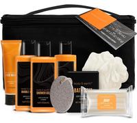 Kalanka-Alpha Coffret De Bain Pour Hommes, 8pcs Soin De Votre Peau Au Parfum D'agrumes,Cadeau Noel,Cadeau Fête Des Pères