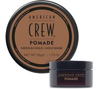 Kalanka-American Crew - Pomade - Cire Coiffante Fixation Souple - Cire Cheveux Homme Brillance Elevée - Produit Coiffant Pour Style Créatif - Produit Cheveux Bouclés Et Raides - 85ml