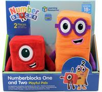 KALANKA-Amis espiègles Numberblocks Un et Deux, Peluches Numberblocks pour Filles et garçons, Peluches pour Enfants, Cadeau pour Les Enfants de 18 Mois 1 2 3 4 Ans, garçons et Filles