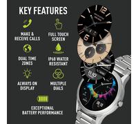 KALANKA-Amoled Series 31 Montre intelligente d'appel pour homme et femme avec Bluetooth, 3,1 cm, suivi de fitness, oxygène dans le sang, surveillance de la fréquence cardiaque et bracelet en