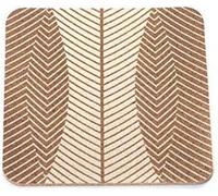 KALANKA-Amorim 13TM 03/4 E -D308 Korko Lot de 4 Dessous de Verre Motif Feuilles d'été Marron