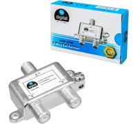 KALANKA-Amplificateur de signal satellite - Kit diviseur avec fiches F plaquées or.