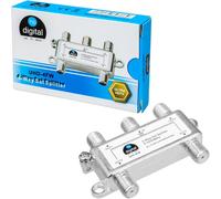 KALANKA-Amplificateur de signal satellite - Kit diviseur avec fiches F plaquées or.