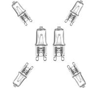 KALANKA-Ampoule halogène G9 T4 40W JCD Bi-Pin 480LM 230V dimmable, 2700K blanc chaud, pour lustres, lampes d'armoire, lampes de paysage, appliques murales [Classe énergétique G]