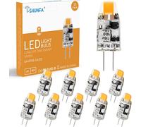 Kalanka-Ampoules Led G4,Ac/Dc 12v,100lm,Ampoule Led G4,1w Blanc Chaud,3000k Pas De Scintillement,Remplace Les Ampoules Halogènes 10w,Angle D'éclairage De 360°,Pas De Variateur,Pack De 10