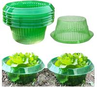 Kalanka-Anneau Anti-Escargots Et Limaces, Lot De 20 Collier De Protection Réutilisable Pour Salades/Choux/Tomates, Clôture Anti-Limaces Avec Bordure Incurvée 45°, Sans Produits Chimiques