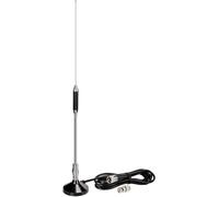 Kalanka-Antenne Cb Voiture Camion Campeur Auto 27mhz Base Magnétique Pl259 Et Bnc Compatible Avec Cobra Midland Uniden Maxon Président Radio Cibi Mobile/Bobine De Cuivre Intérieure/Acier Inoxydable