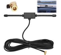 Kalanka-Antenne Radio Voiture Adaptateur Fm Universel Smb 433 Mhz Dipolaire Pare-Brise Verre Adhésif Câble 3m Compatible Avec Autoradio Dab Intérieur Unité Principale