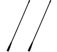 KALANKA-Antenne UHF/VHF 144 / 430MHz Sam mâle 39cm antenne Souple Fouet à Gain élevé pour Kenwood/YAESU/Vertex Standard VX-3R VX-6R VX-7R, Radio bidirectionnelle (Lot de 2)