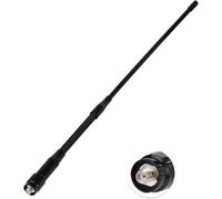 KALANKA-Antenne VHF UHF Radio Amateur Double Bande 136-174/400-460 MHz avec Connecteur Femelle SMA Antenne Fouet Flexible pour Radios Portables Baofeng UV-5R BF-F8HP 888S, Talkies-Walkies