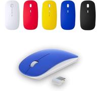 KALANKA-ANTEVIA - Souris sans Fils et Optique Bleu Plus DE 10 MODELES USB Ergonomique (Lyster Bleu)