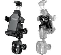 Kalanka-Anti-Vibration Téléphone Moto Mount 1 ""Ball Handlebar Bike Mobike Holder Anti-Theft 360 ° De Rotation Universellement Compatible Avec 4,7 ""-7,2"" Smartphones Max. 20mm D'épaisseur