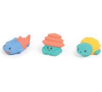 KALANKA-- Aquacopains - 3 Aspergeurs en Silicone lavables et interchangeables - 3 Animaux Arroseurs pour Jouer dans Le Bain ou à la Plage- Dès 10 Mois