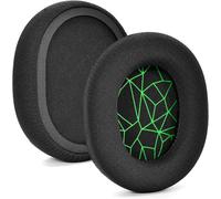 KALANKA-Arctis 3/5 / 7/9 Remplacement Tissu Coussinets d'oreille Compatible avec SteelSeries Arctis 3 / Arctis 5 / Arctis 7 Arctis 9 / arctis 1 / Arctis Pro Lossless Casque de Jeu sans Fil (Noir_Vert