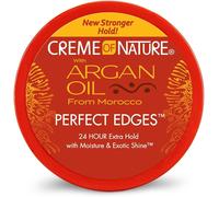 Kalanka-- Argan Oil - Perfect Edges Gel Cheveux À L`Huile D`Argan Du Maroc - Cheveux Bouclés Frisés Crépus - Sans Alcool - Sans Rinçage - Sans Résidus - Extra-Tenue 48h - Pot De 63,7ml