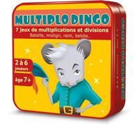 KALANKA-Aritma - MULTIPLODINGO - Jeu Educatif pour Enfants dès 7 Ans - 7 Jeux de Cartes pour Apprendre Multiplications et Divisions - Jeu de Société -2 à 6 Joueurs - 15 Min - Version Française