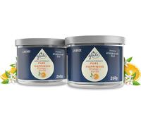 Kalanka-Aromatherapy Essential Oils Pure Happiness Lot De 2 Bougies Parfumées Avec Huiles Essentielles Orange + Néroli 260 G