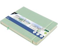 Kalanka-Art Carnet De Croquis A5 Landscape Menthe Couverture Rigide Pu 80 Feuilles 140 G Papier Crème