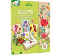 Kalanka-Artista 9301956 - Kit De Bricolage - Presse À Fleurs Et Décoration - Kit Créatif Avec Cartes Décoratives Dans Une Boîte De Rangement Pratique - Kit De Bricolage Pour Enfants À Partir De 6 Ans