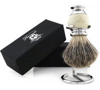 Kalanka-Assemblé À La Main En Noir Et Poignée D'ivoire Collection Blaireau Cheveux Sophist Avec Élégance Conçu Par .