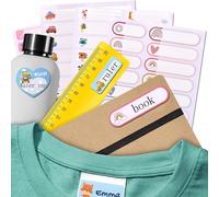 Kalanka-Autocollants De Nom Personnalisés, Étiquettes De Couleur 405pcs, Étiquettes De Marque D'école Pour Enfants, Étiquettes De Pépinière, Autocollants Auto-Écrits, Lave-Vaisselle Et Imperméables