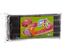 KALANKA-AVENUE MANDARINE SO0870500100C - Un pain de 500 g de PATE A MODELER - Softy - À partir de 3 ans - NOIR