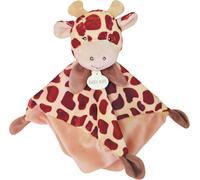 KALANKA-BABY NAT' - Doudou pour Enfant - Peluche Doudou Plat Tikou la Girafe - Marron/Blanc - Doudou Girafe - Compagnon Bébé pour Les Câlins Enfants- Idée Cadeau Naissane pour Filles et Garçons - BN0
