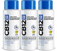 Kalanka-- Bain De Bouche - Lutte Contre La Mauvaise Haleine Pendant 12 Heures - Sans Alcool - Arôme Menthe - Lot De 3x250 Ml