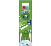 Kalanka-Balai Attrape-Poussière Kit De Démarrage Complet Avec 1 Balai + 8 Lingettes Sèches Propre & Frais + 3 Lingettes Imprégnées Pour Parquet, Sans Résidus, Idéal Pour Poils D'animaux