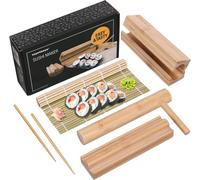 KALANKA-Bambou Kit Sushi Complet - Sushi Maker - Japonais Accessoire de Haute Qualité - Appareil pour Maki et Onigiri