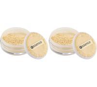 Kalanka-Banana Loose Powder Jaune Matifiant, Fixant, Correcteur De Couleur, Translucide, Mat, Végétalien, Sans Huile, Sans Parfum, Sans Alcool, 2 Paquet (6 G)