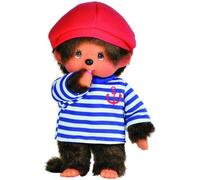 KALANKA-Bandai - Monchhichi - Peluche - Garçon Marin 20 cm - 20073