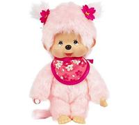 KALANKA-Bandai - Monchhichi - Peluche - Pinky Sakura Rose 20 cm - 24289