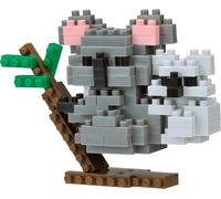 KALANKA-Bandai - Nanoblock - Koala - Mini figurine en briques - Jeu de construction - Kit construction figurines animaux koalas pixel - NBC257