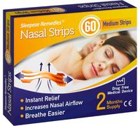 Kalanka-Bandelettes Nasales M, 60 X Moyenne Bandelette Nasale Pour Ronflement Et Nez Congestionné, Ecarteur Nasal Sportif, Anti Ronflement Patch, Sommeil Aide Nasal Strips, Nose Strips