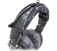 Kalanka-Bandz V2 Couvre-Bandeau De Protection Pour Les Casques Audio Technica Ath M Series - Lavable En Machine, Le Cuir Ne S'écaille Plus - Compatible Avec M50x / M50xbt / M50 / M40x Et Plus Black