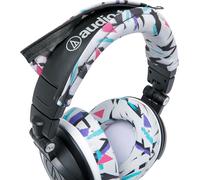 Kalanka-Bandz V2 Couvre-Bandeau De Protection Pour Les Casques Audio Technica Ath M Series - Lavable En Machine, Le Cuir Ne S'écaille Plus - Compatible Avec M50x / M50xbt / M50 / M40x Et Plus 90's
