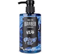 Kalanka-Barber Marmara Gel De Rasage Homme N°76 - Gel De Rasage Homme Transparent 500ml - Pour Un Rasage Précis Des Contours De La Barbe - Glisse Optimale - Rafraîchit La Peau - Avec Doseur Pompe
