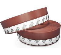 Kalanka-Bas De Porte Adhésif, 10m X 3,5cm Bande D'étanchéité En Silicone Souple Adhésif Imperméable À L'eau Isolement Du Bruit Pour Porte Fenêtre Anti Souris Fourmi Cafard Insectes (Marron)