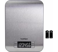 Kalanka-Bascula De Cocina Inox, Graduacion 1gr, Pantalla Lcd, Maximo 5 Kg, Incluye Pilas - Modelo: Sca5k-Inox