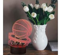 KALANKA-Basketball 3D Night Light, 16 Color Changes Remote Control for Kids' Room Home LED Desk Lamp Decor, Christmas Birthday Gifts for Boy Girls Basketball Lover