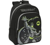 KALANKA-BATMAN GAME OVER - Sac à dos scolaire pour enfants, idéal pour les enfants de différents âges, confortable et polyvalent, qualité et résistance, 27 x 10 x 33 cm, Noir, M, Décontracté