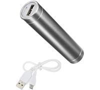 KALANKA-Batterie Chargeur Externe pour Samsung Galaxy S10+ Universel Power Bank 2600mAh avec Cable USB/Mirco USB Secours Telephone (Argent)